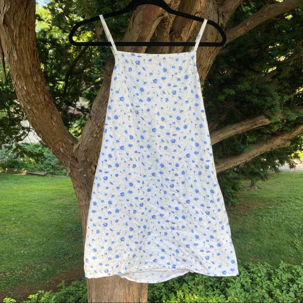 American Eagle Floral Sundress with Back Tie